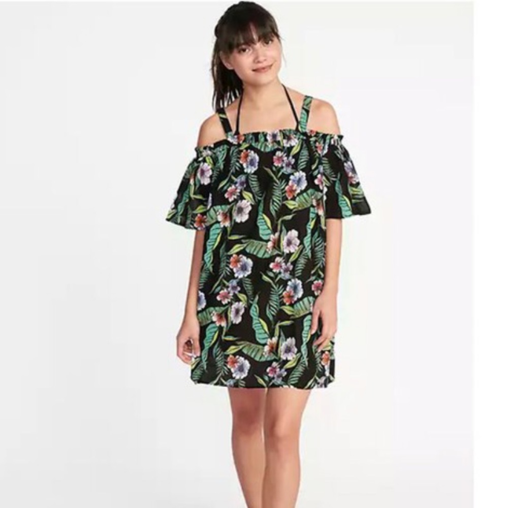 Old Navy floral swimsuit coverup